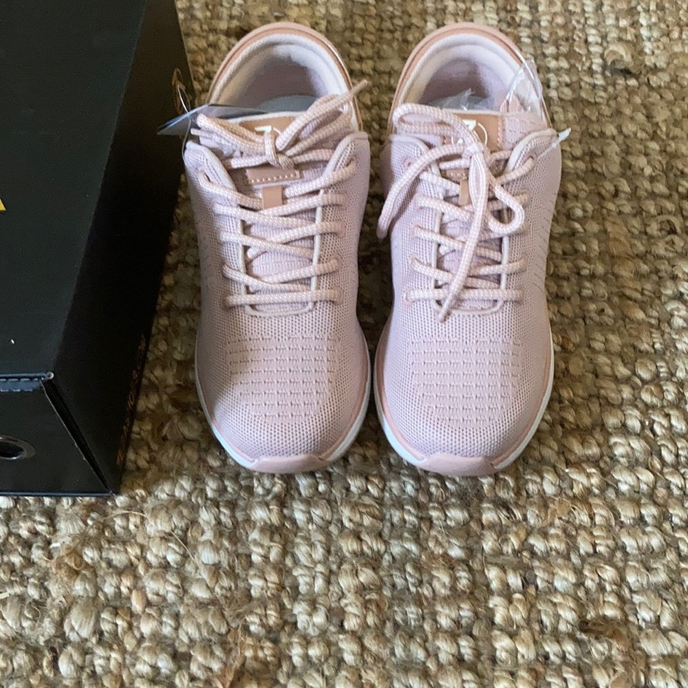 Brand new Blush Zebas...hands free sneakers 7.5